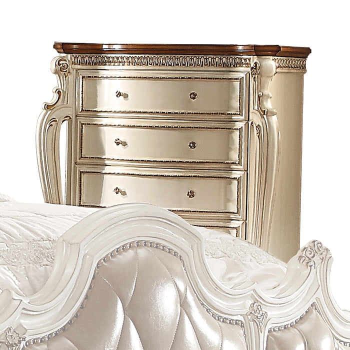 Five Star Furniture - Picardy Antique Pearl & Cherry Oak Chest