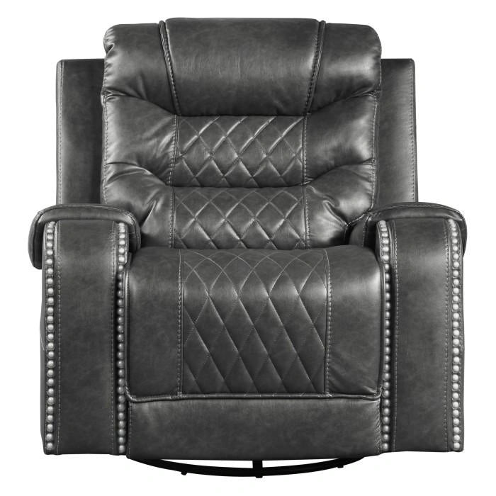 Five Star Furniture - Putnam Swivel Glider Reclining Chair in Gray 9405GY-1