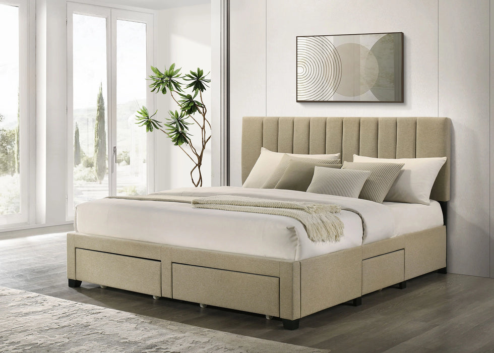 Five Star Furniture - Wheatland Panel Platform Storage Bed