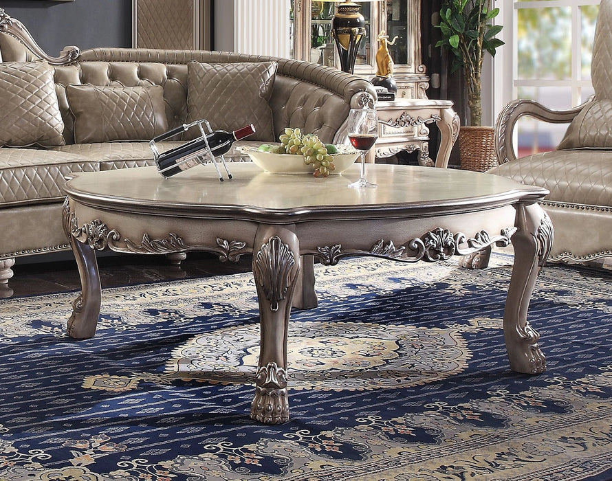 Five Star Furniture - Dresden Vintage Bone White Coffee Table