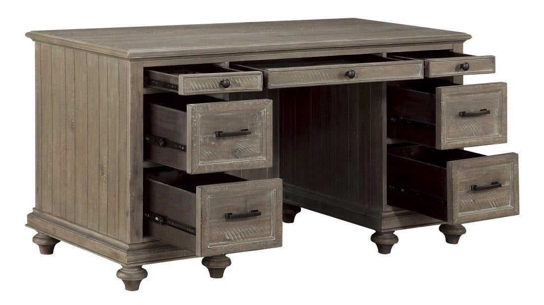 Five Star Furniture - Cardano Executive Desk in Brown 1689BR-17