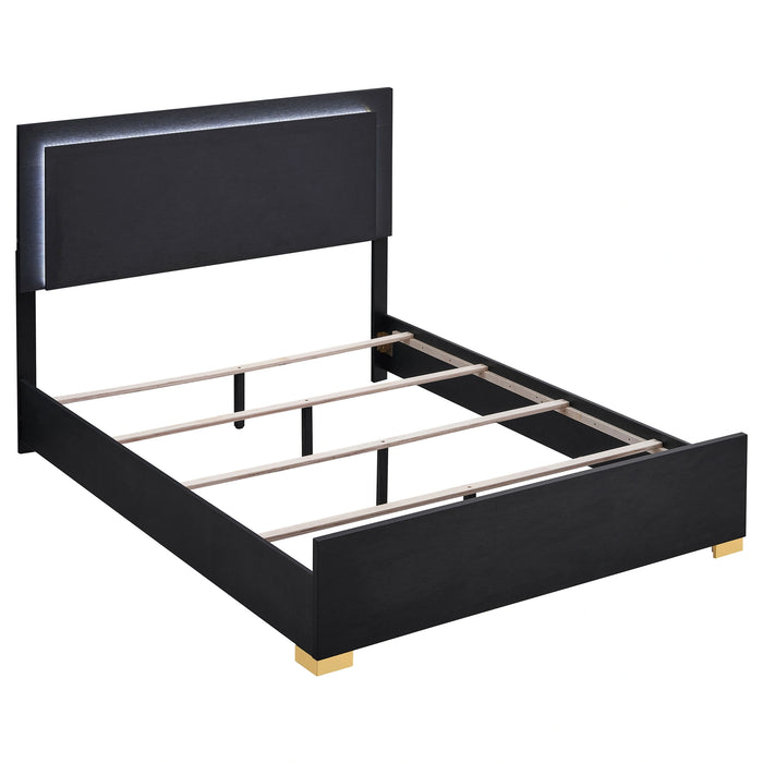 Five Star Furniture - Marceline Panel Bed with LED Lighting