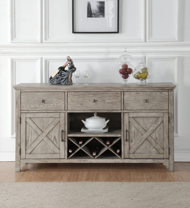 Five Star Furniture - Rocky Gray Oak Server