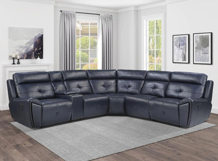 Five Star Furniture - Avenue Armless Chair in Navy 9469NVB-AC