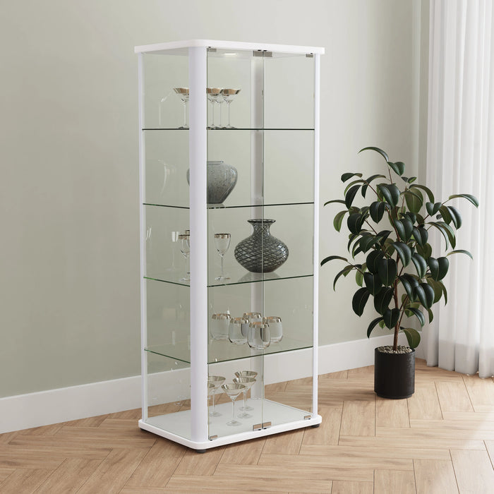 Five Star Furniture - Aero Curio Cabinet with LED Lighting