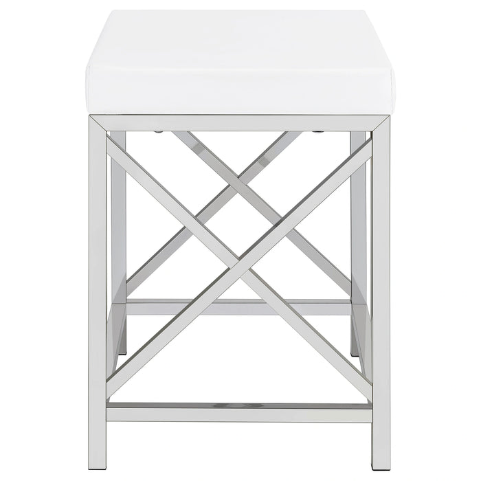 Five Star Furniture - Eliza Makeup Vanity Table with LED Mirror and Stool