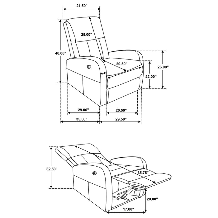 Five Star Furniture - Grant Power Recliner