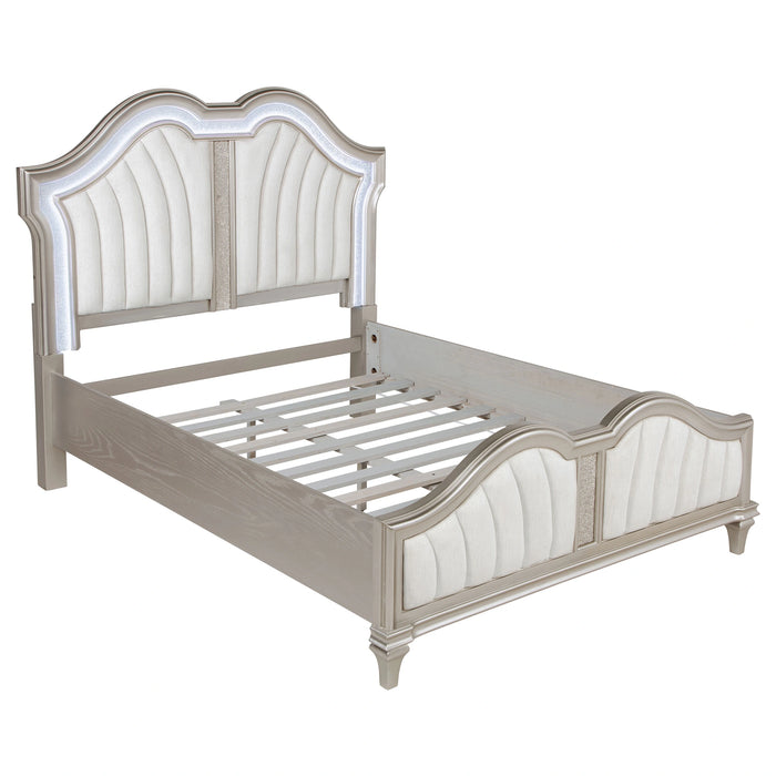 Five Star Furniture - Evangeline Panel Bed with LED Lighting