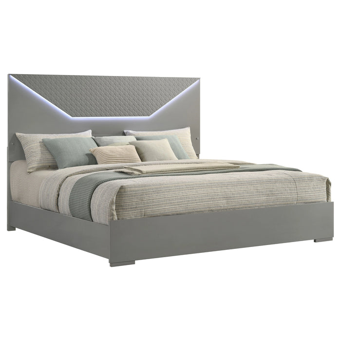 Five Star Furniture - Ives Panel Bed with LED Lighting