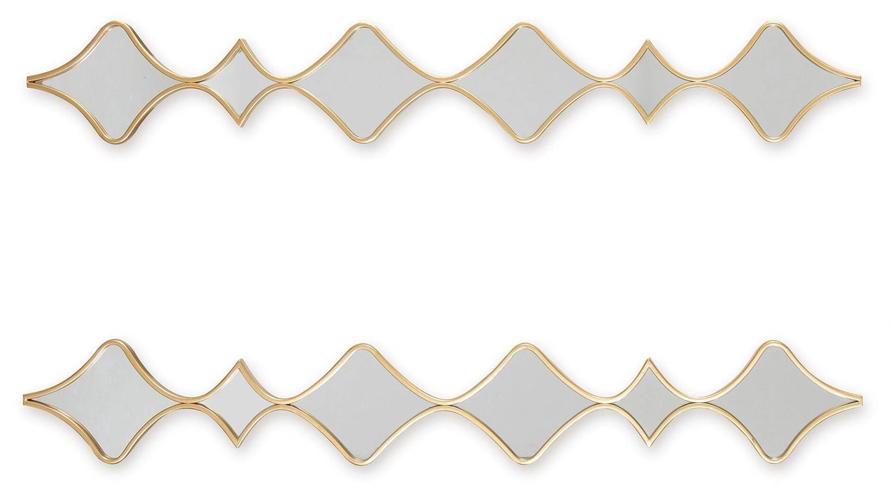 Five Star Furniture - Harriswood Accent Mirror Set (Set of 2)
