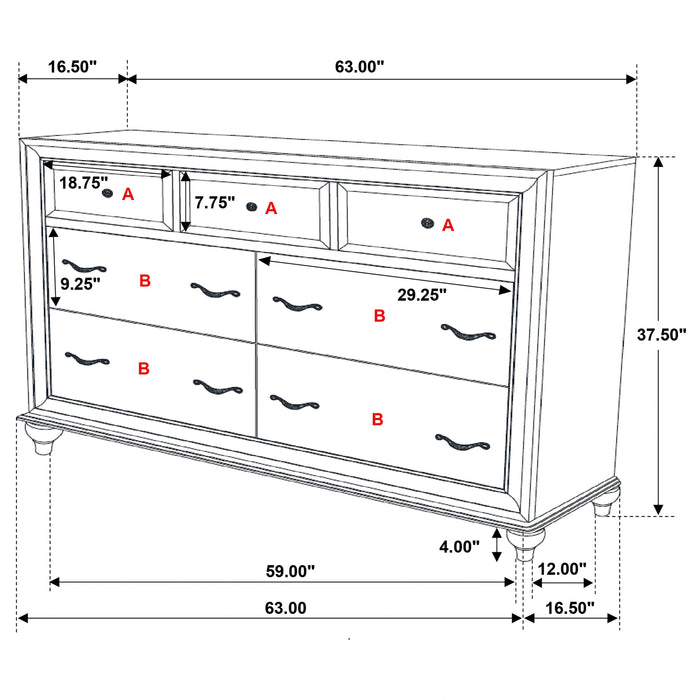 Five Star Furniture - Barzini Bedroom Set