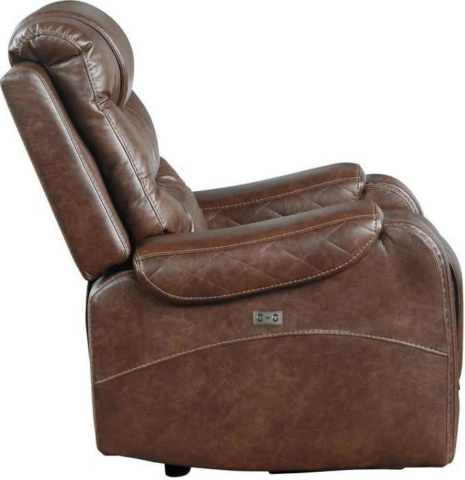 Five Star Furniture - Putnam Power Reclining Chair in Brown 9405BR-1PW