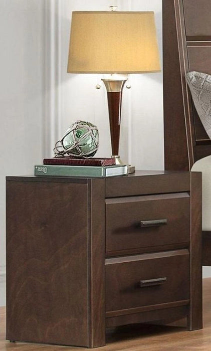 Five Star Furniture - Erwan 2 Drawer Nightstand in Dark Walnut 1961-4