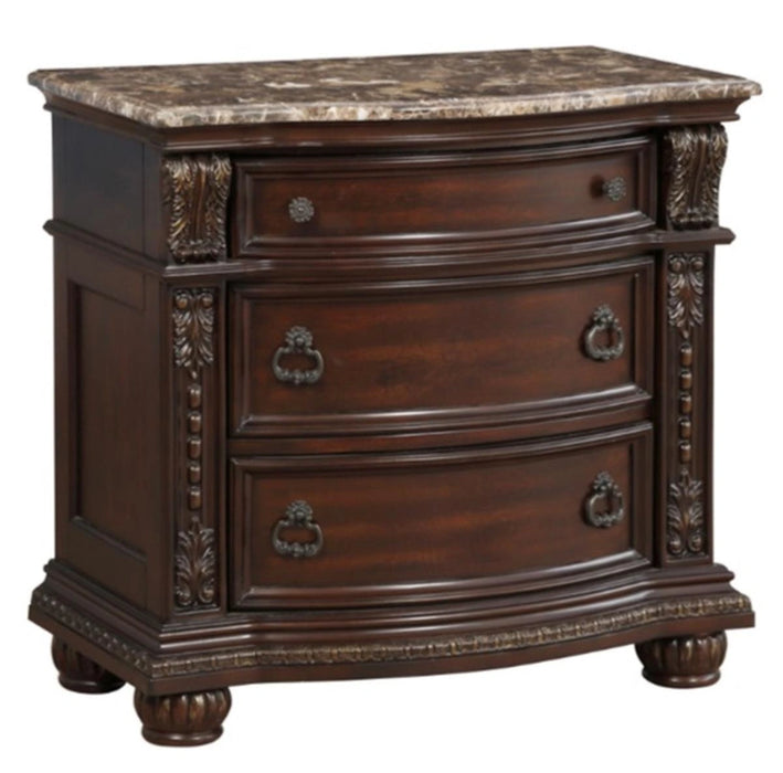 Five Star Furniture - Cavalier Nightstand in Dark Cherry 1757-4