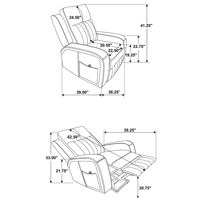 Five Star Furniture - Raelynn Power Lift Recliner