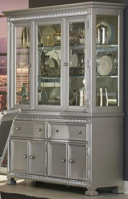 Five Star Furniture - Bevelle Buffet in Silver 1958-55