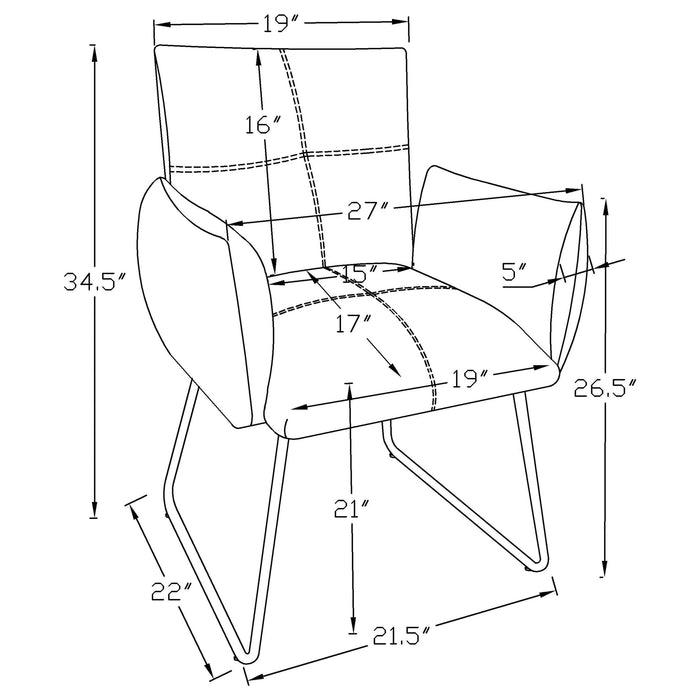 Five Star Furniture - Ackland Dining Arm Chair