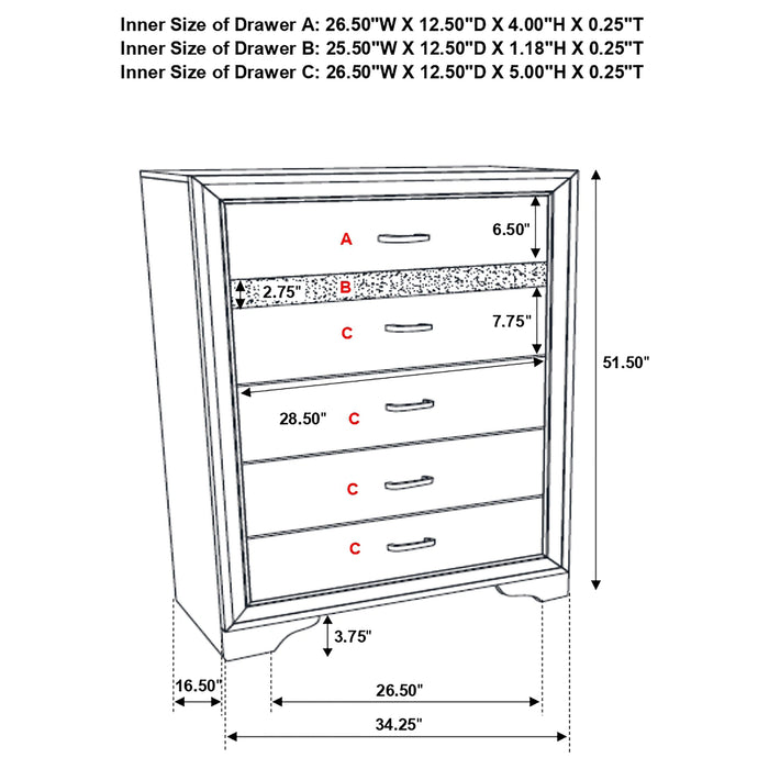 Five Star Furniture - Miranda Chest of Drawers
