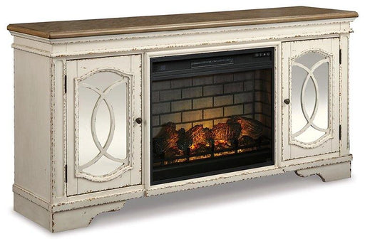 Five Star Furniture - Realyn 74" TV Stand with Electric Fireplace image