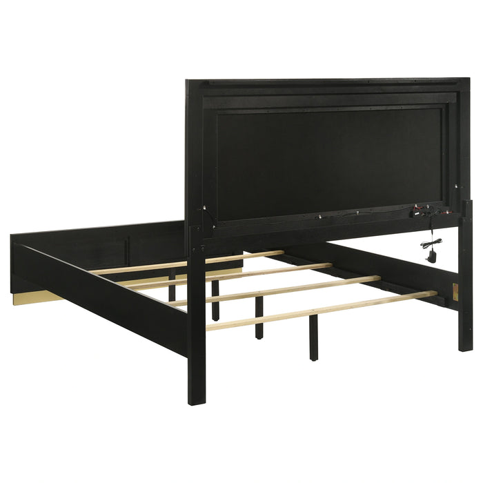 Five Star Furniture - Caraway Panel Bed with LED Lighting