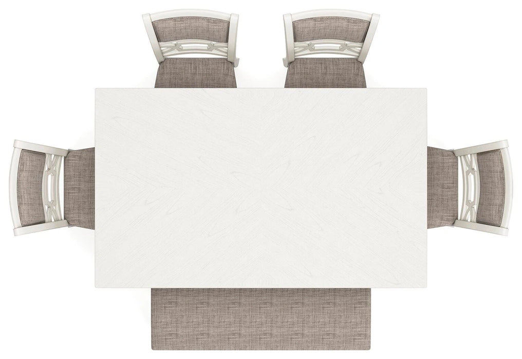 Five Star Furniture - Erinberg Dining Table and 4 Chairs and Bench (Set of 6)