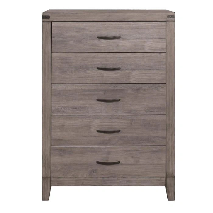 Five Star Furniture - Woodrow 5 Drawer Chest in Gray 2042-9