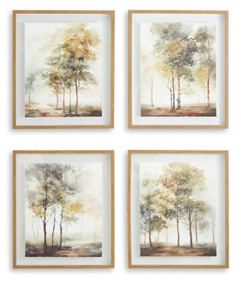 Five Star Furniture - Bryneford Wall Art (Set of 4)