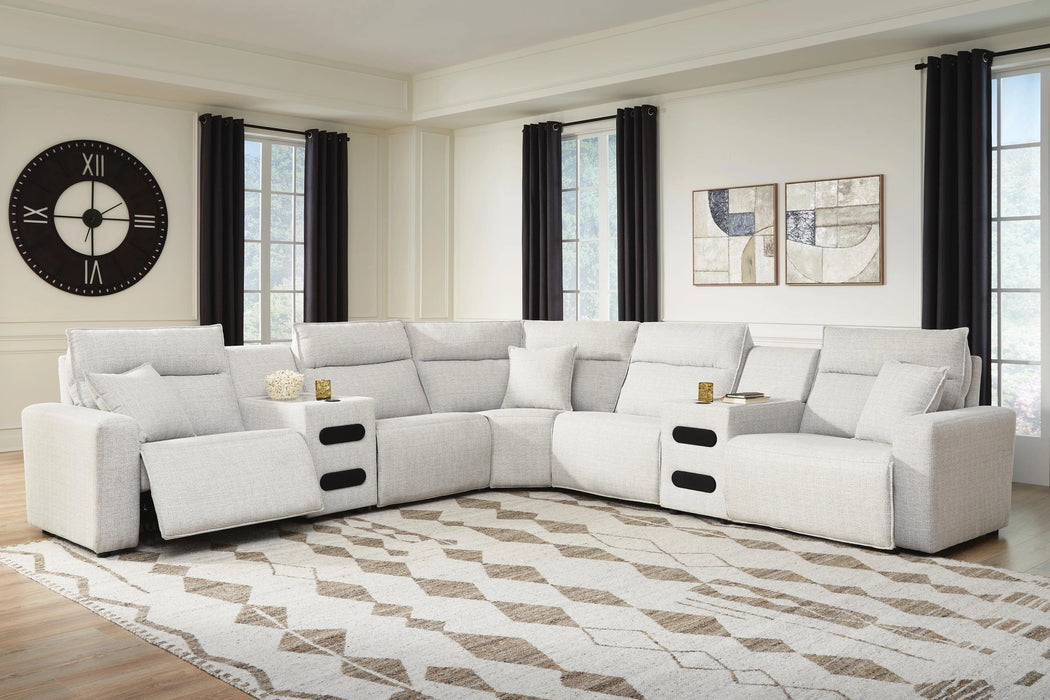 Five Star Furniture - Modmax II Power Reclining Sectional with Audio Consoles