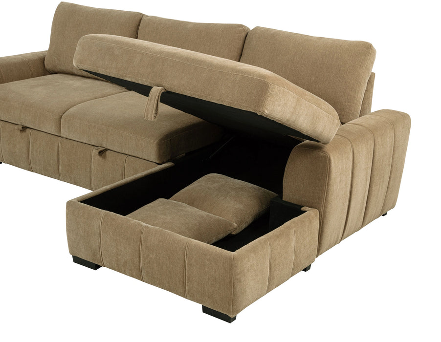 Five Star Furniture - Pastrana Pull-Out Sleeper Sectional Sofa