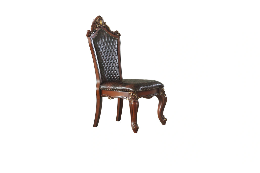 Five Star Furniture - Picardy Cherry Oak & PU Side Chair