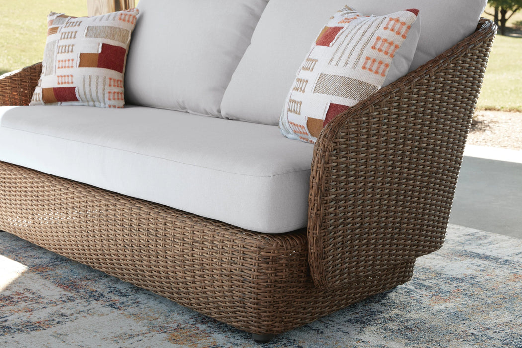 Five Star Furniture - Double Point Outdoor Loveseat/2 Swivel Chairs (Set of 3)