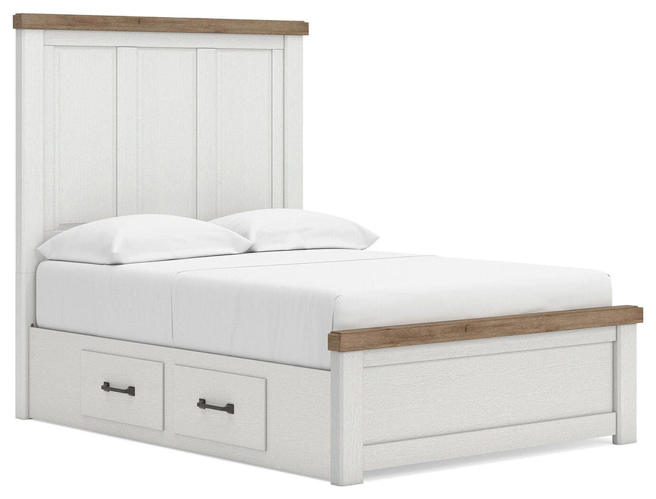 Five Star Furniture - Ashley Savonport Full Panel Bed with Storage