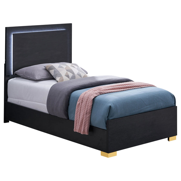 Five Star Furniture - Marceline Panel Bed with LED Lighting