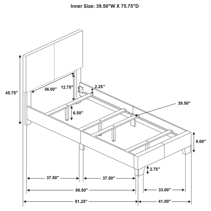 Five Star Furniture - Dorian Panel Bed