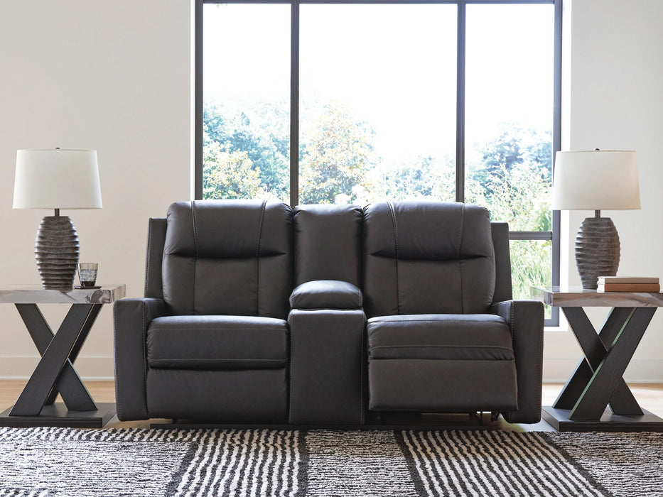 Five Star Furniture - Mackmenville Reclining Loveseat with Console