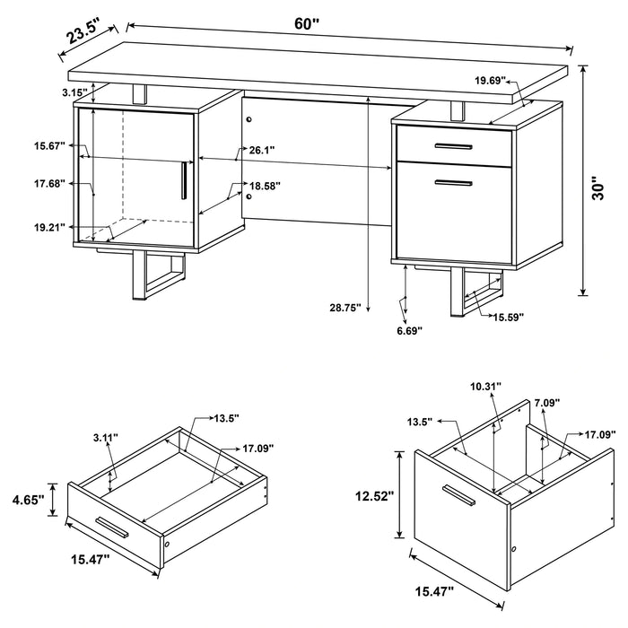 Five Star Furniture - Lawtey Computer Desk