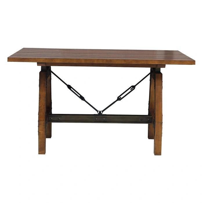 Five Star Furniture - Holverson Counter Height Table in Rustic Brown 1715-36