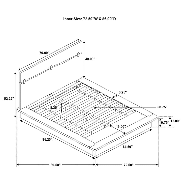 Five Star Furniture - Winslow Panel Platform Bed