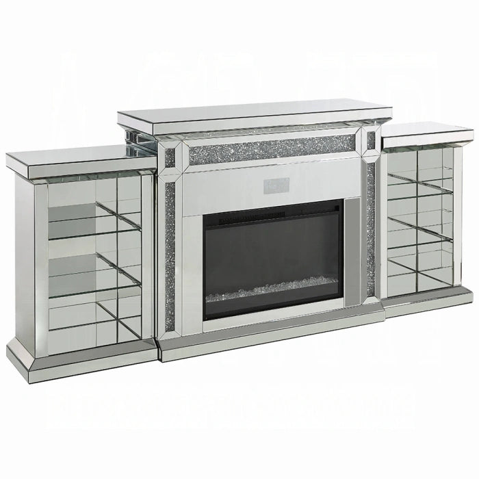 Five Star Furniture - Noralie Fireplace With LED and Bluetooth
