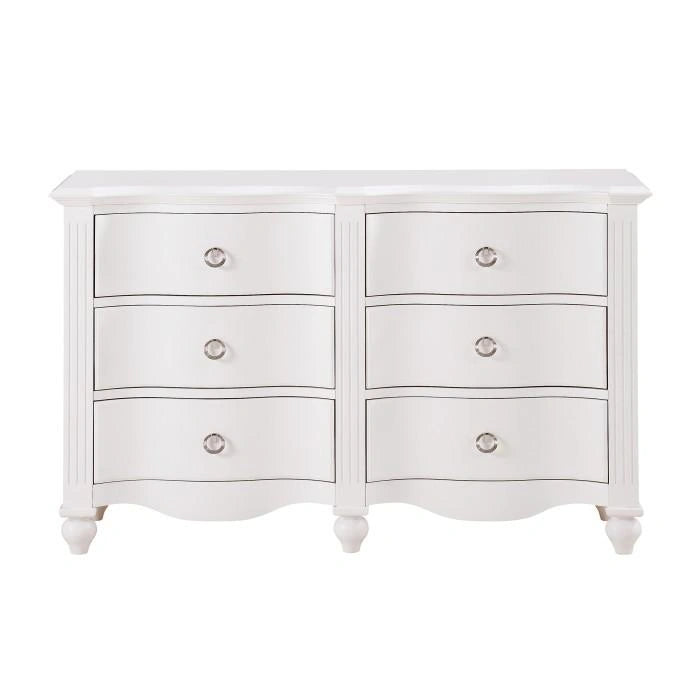 Five Star Furniture - Meghan 6 Drawer Dresser in White 2058WH-5