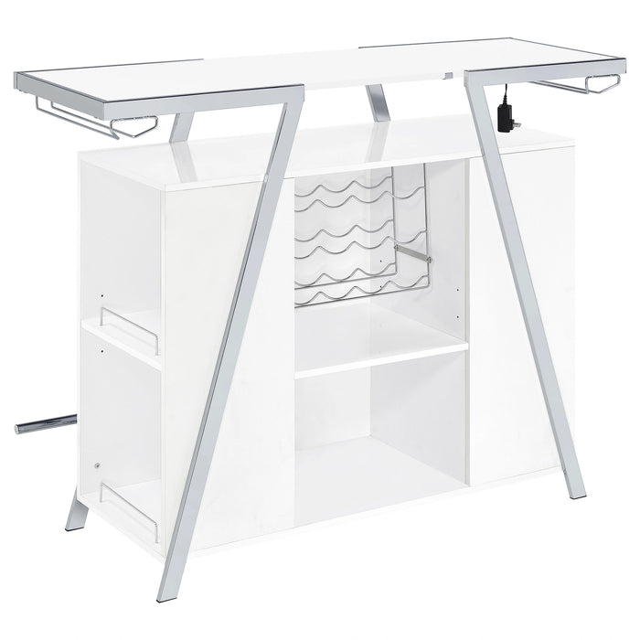 Five Star Furniture - Araceli Home Bar with LED Lighting