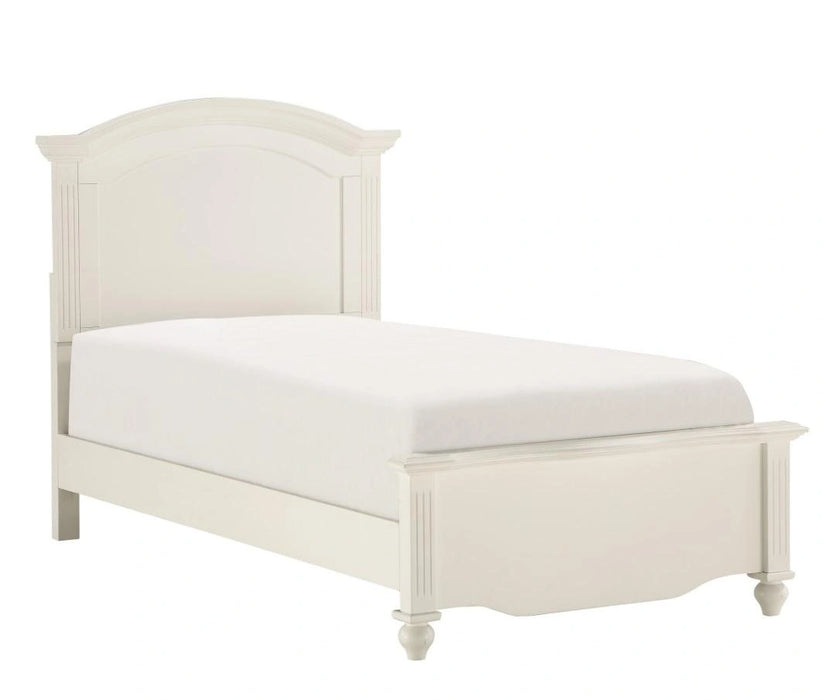 Five Star Furniture - Meghan Twin Panel Bed in White 2058WHT-1*