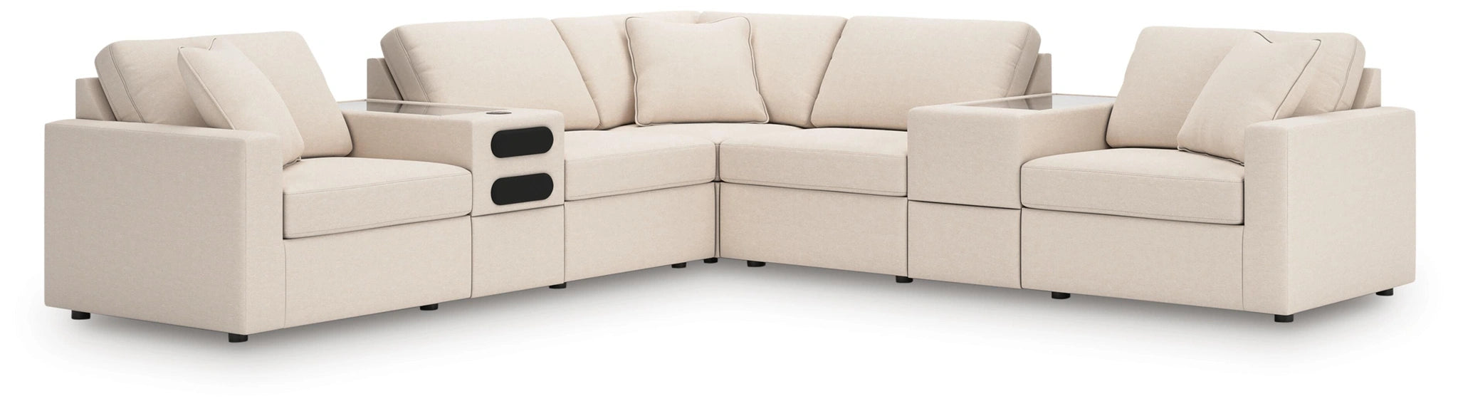Five Star Furniture - Modmax Balanced Sectional with Audio and Storage Consoles