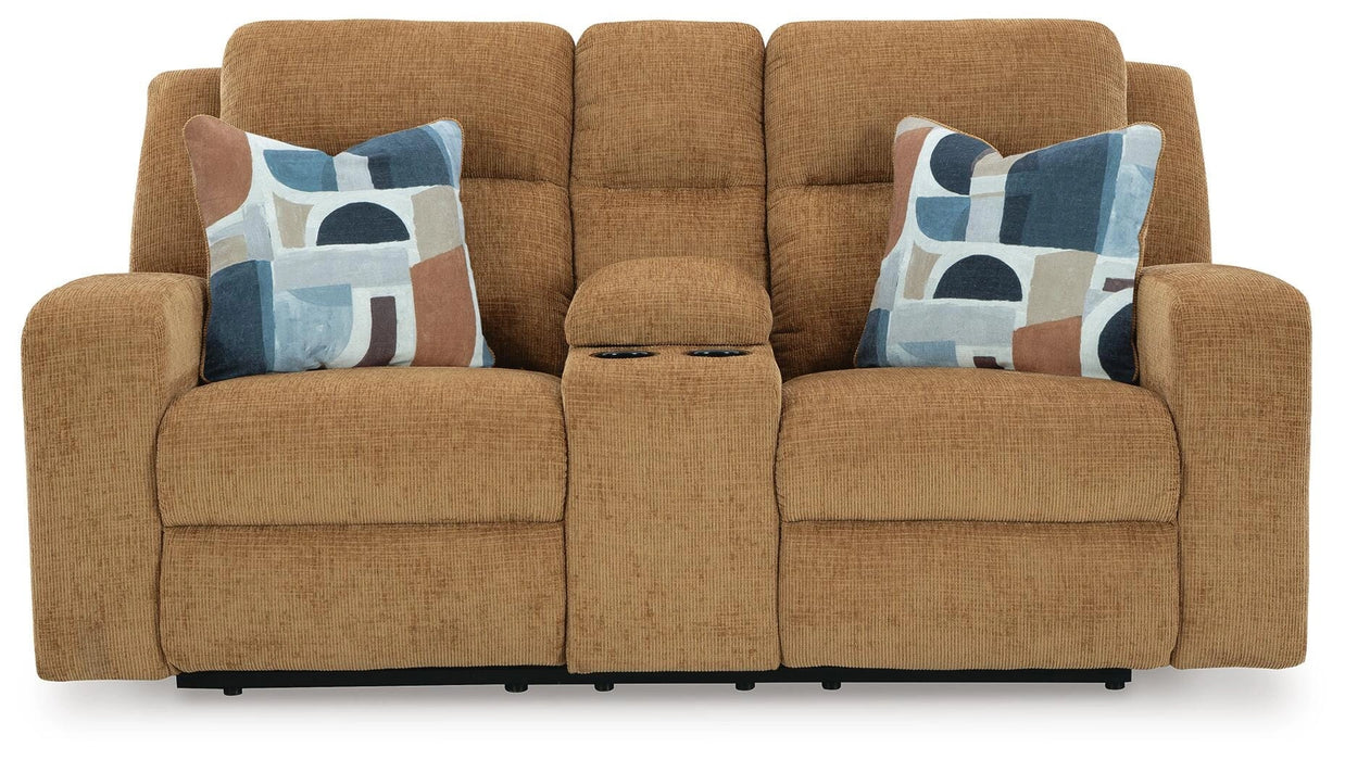 Five Star Furniture - Kanlow Reclining Loveseat with Console
