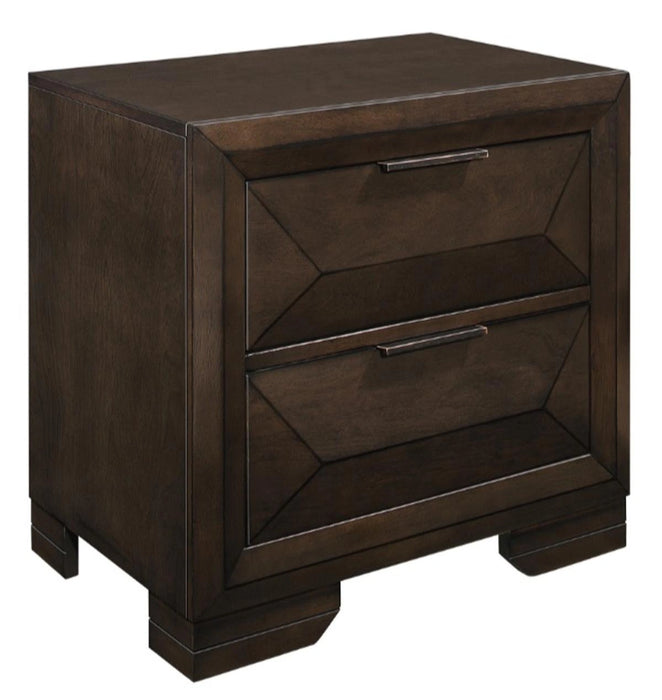 Five Star Furniture - Chesky Nightstand in Warm Espresso 1753-4