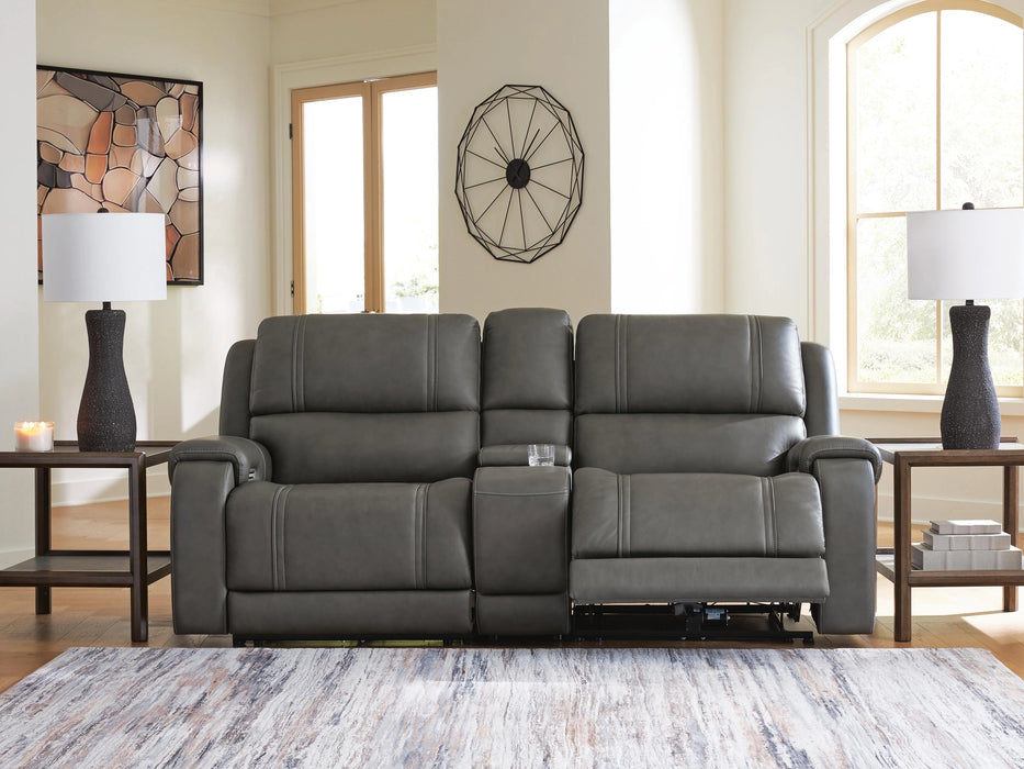 Five Star Furniture - 5Z - Pittson Power Reclining Sectional Loveseat with Console