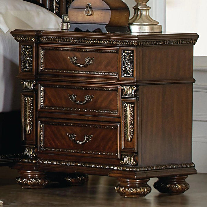 Five Star Furniture - Catalonia 3 Drawer Nightstand in Cherry 1824-4