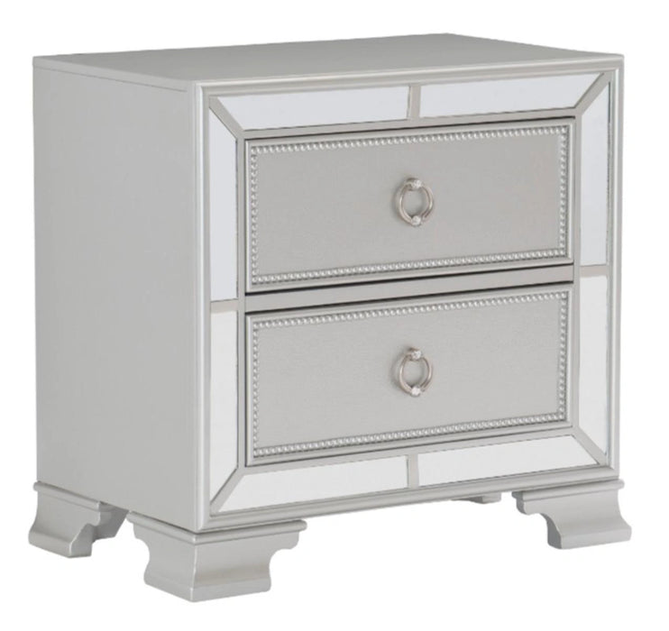 Five Star Furniture - Avondale Nightstand in Silver 1646-4