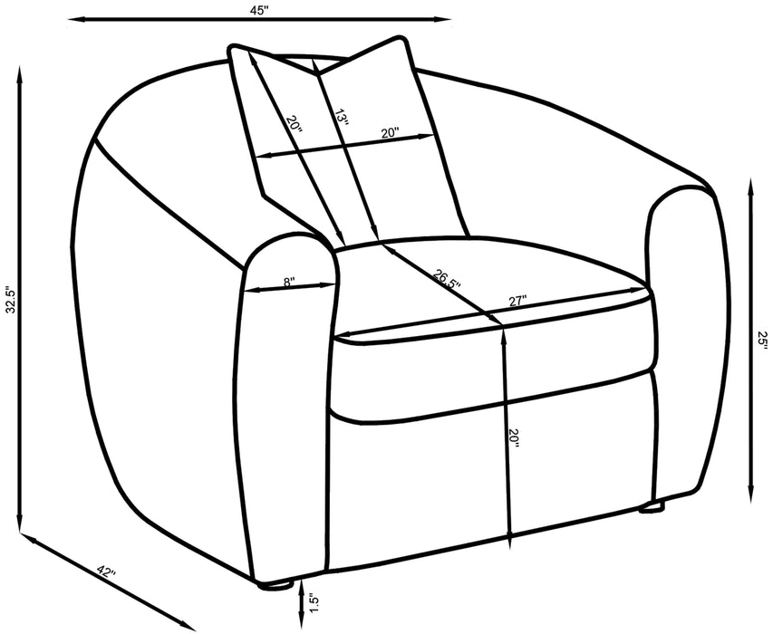Five Star Furniture - Isabella Sofa Set
