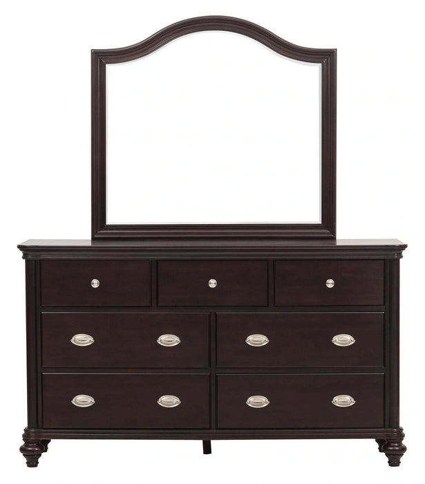Five Star Furniture - Marston 7 Drawer Dresser in Dark Cherry 2615DC-5